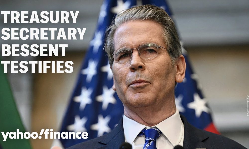 LIVE: Treasury Secretary Scott Bessent testifies before the House Financial