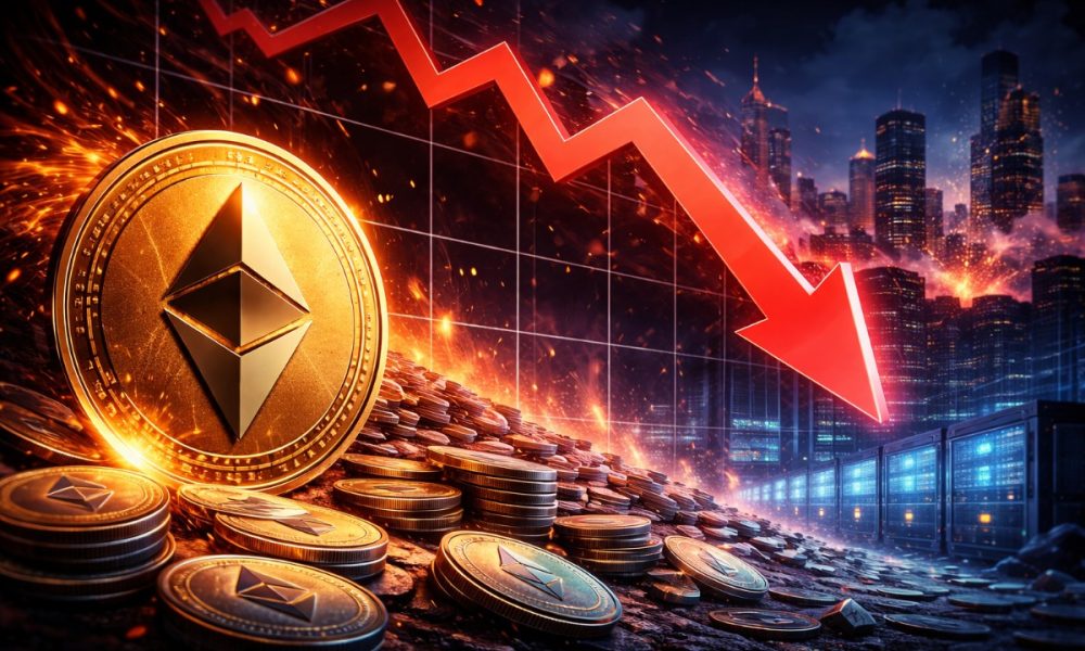 BitMine Faces $7B Unrealized Loss as Ethereum Slides Below $2,100