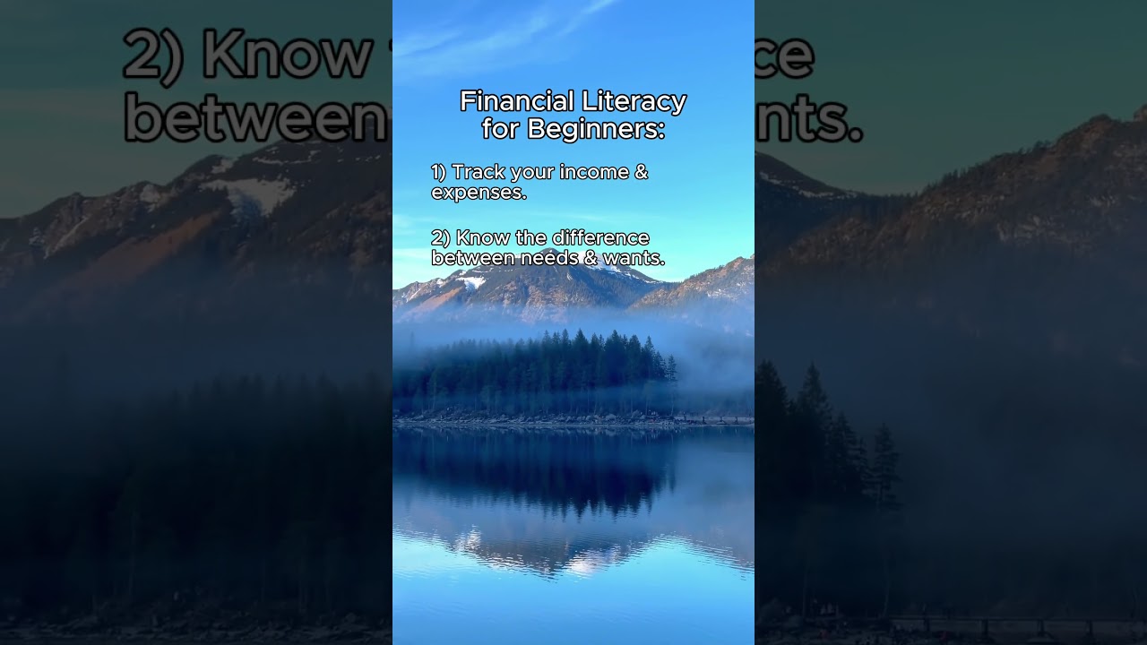 Financial Literacy For Beginners