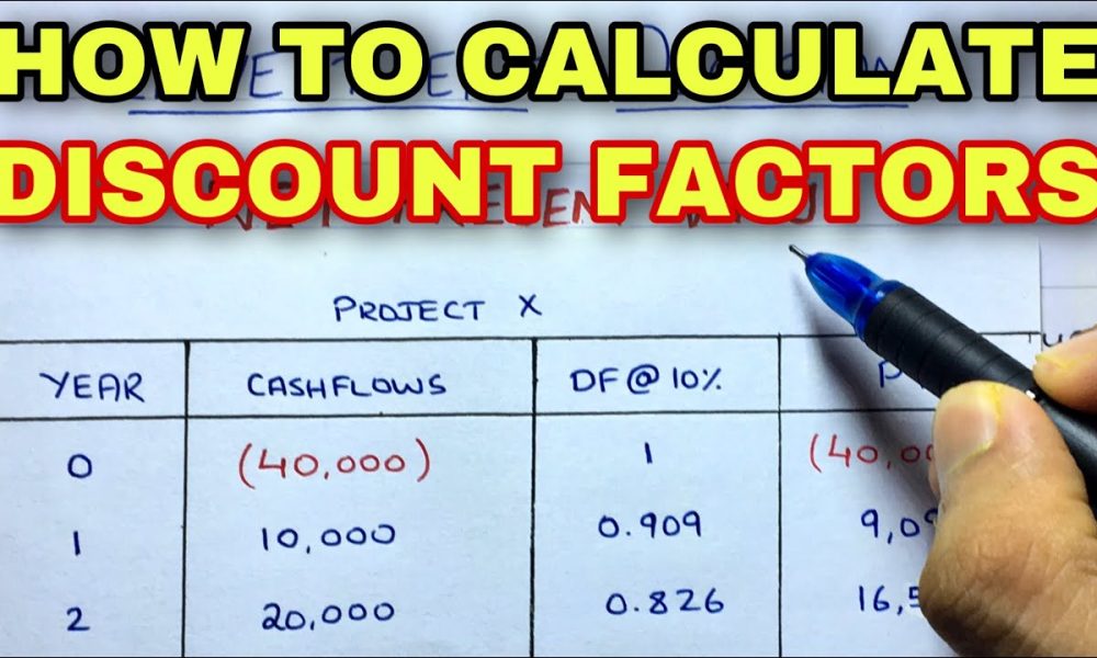 How to Calculate Discounting Factors? - Financial Management