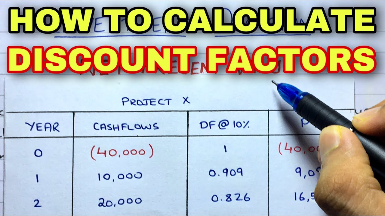 How to Calculate Discounting Factors? - Financial Management