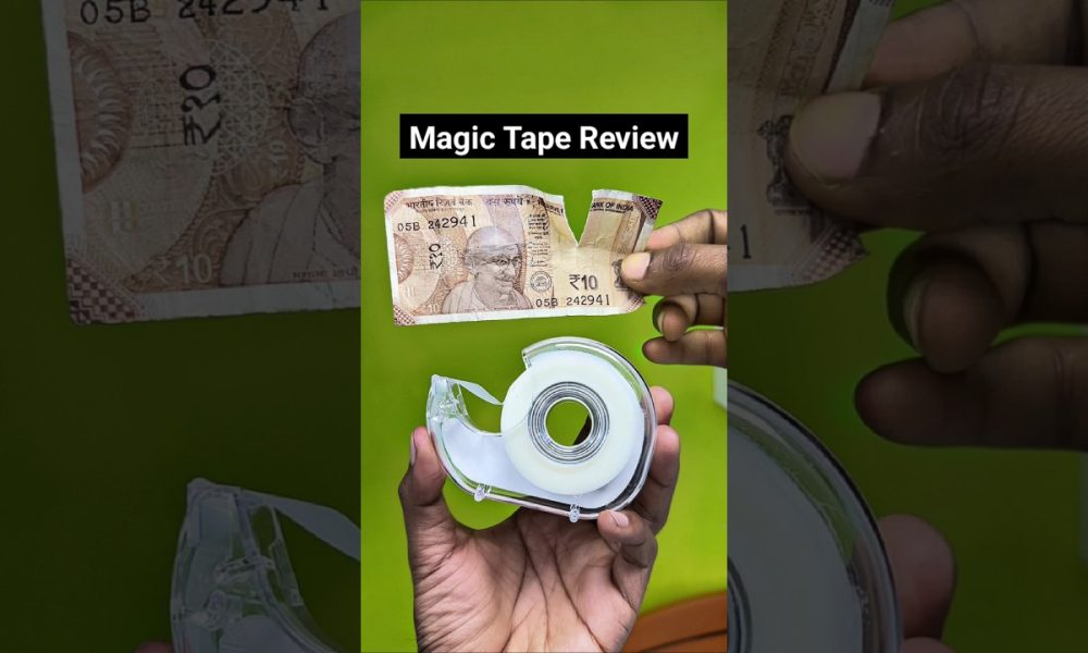 Magic tape review | invisible tape #magic #money #shorts #tape