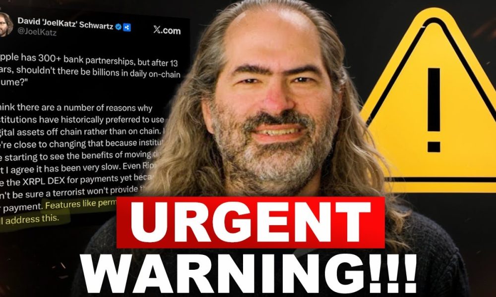 WARNING!!!! DAVID SCHWARTZ JUST DROPPED A XRP BOMBSHELL! (CRAZY STATEMENT)