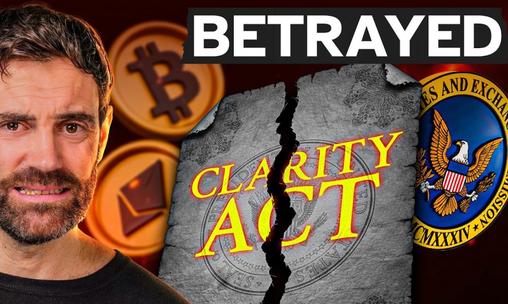 Crypto BETRAYAL!! Coinbase KILLS The CLARITY Act!!