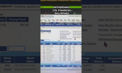 How to Withdraw in Col Financial Philippines #colfinancial #stockmarket