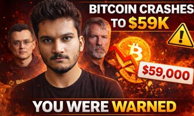 BITCOIN CRASHES TO $59K - YOU WERE WARNED | WHY CRYPTO IS DOWN