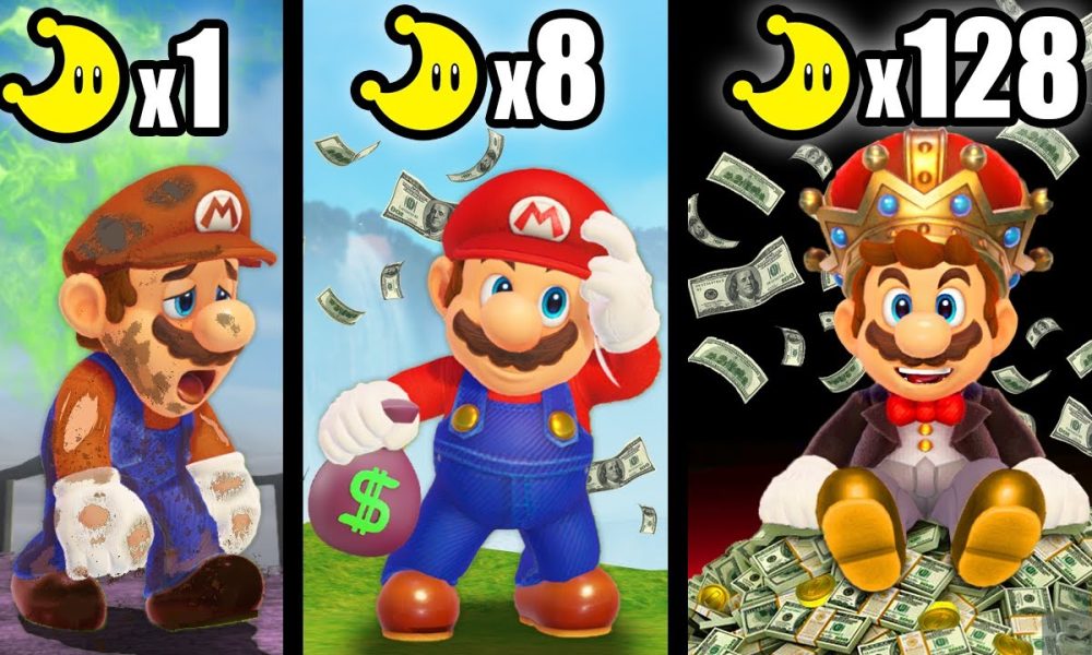 Mario Odyssey, but Every Moon = MORE MONEY...