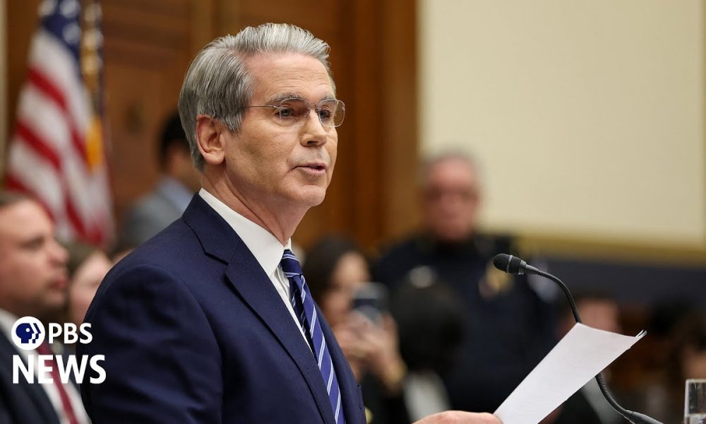 WATCH LIVE: Bessent testifies on U.S. financial stability in Senate hearing