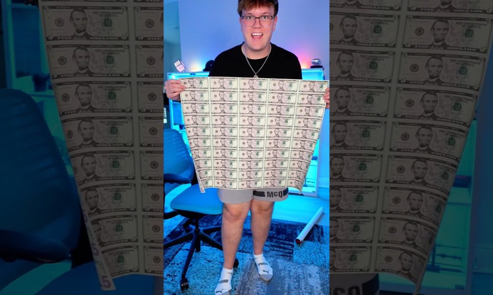 I Bought a SHEET of Real Money