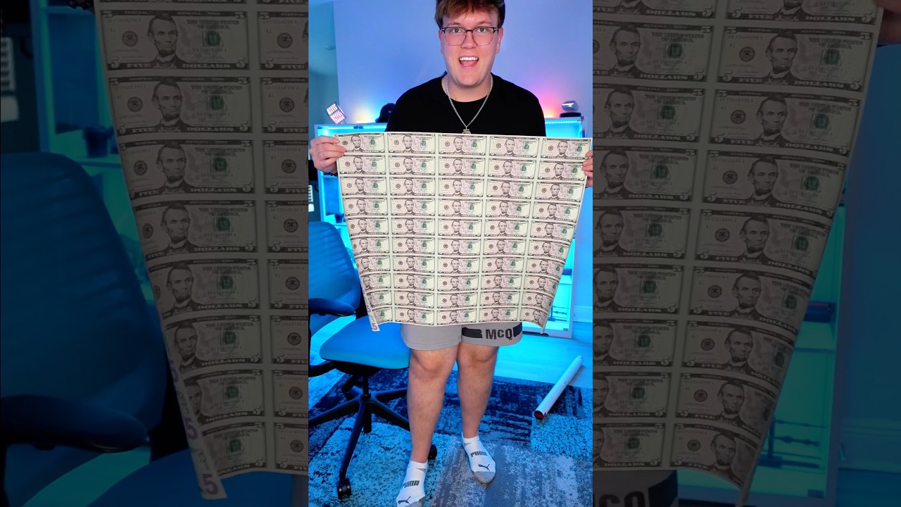 I Bought a SHEET of Real Money
