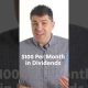How to Make $100 Per Month in Dividends #shorts