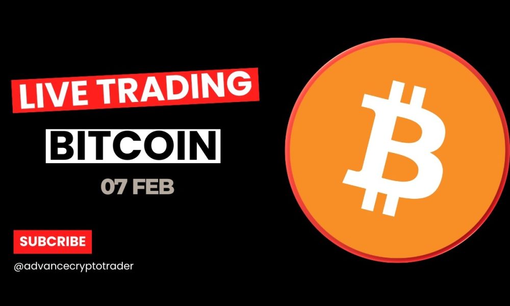 Bitcoin Live Trading || Crypto Live Trading || 07 FEB || Vivek Yadav #bitcoin #crypto #gold