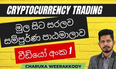 CRYPTO TRADING COURSE | LESSON 1 | SINHALA
