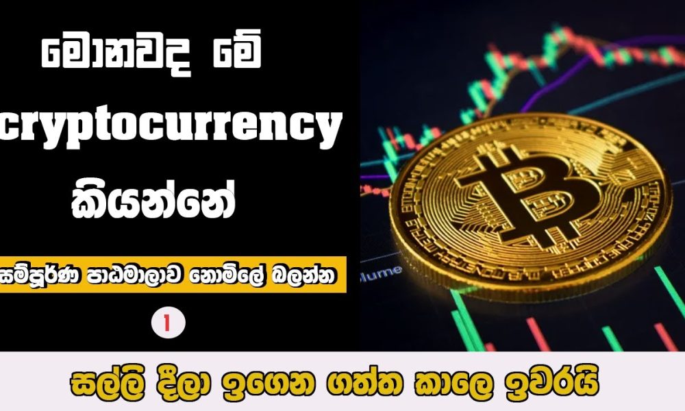 what is cryptocurrency Sinhala  Crypto Sinhala