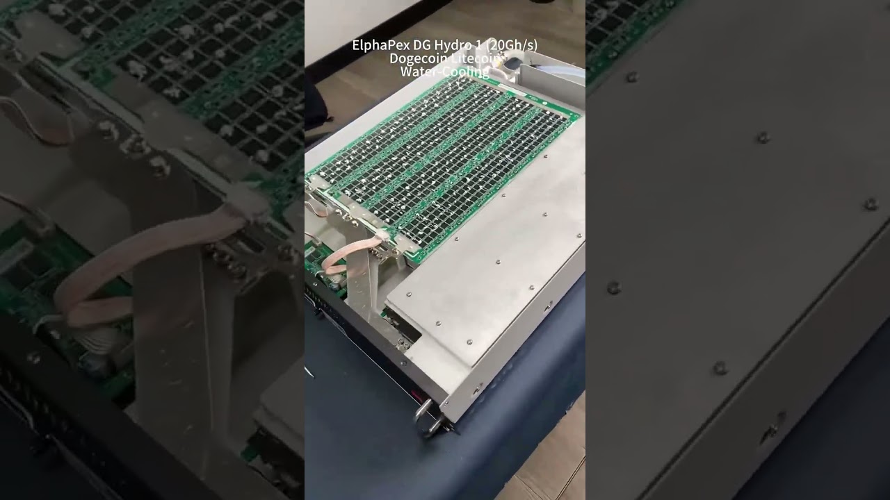 Hash harder without the howl using water-cooled professional crypto mining farms