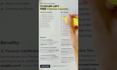 FREE Finance Courses (72H Left)