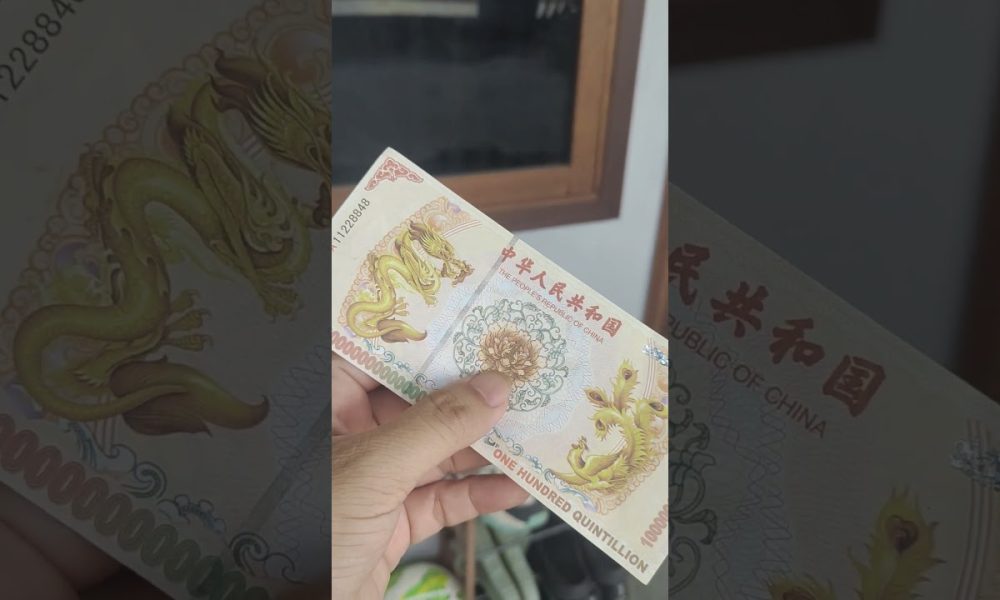 Uang apa ini nominalnya 100 Quintilion