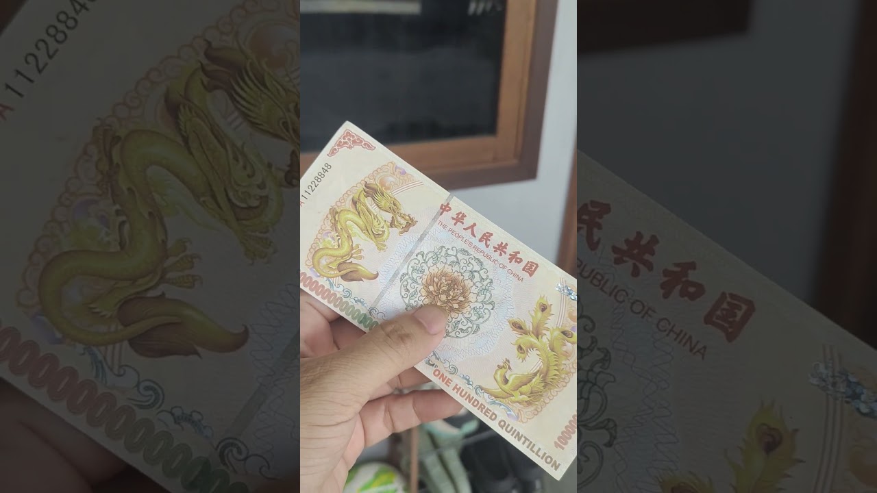 Uang apa ini nominalnya 100 Quintilion