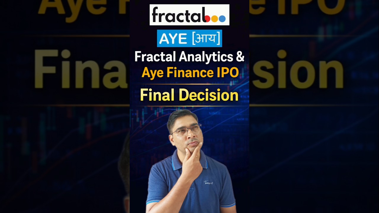 Fractal Analytics and Aye Finance IPO Final Decision #shorts