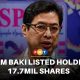 Azam Baki listed as holding shares in financial services firm, says report