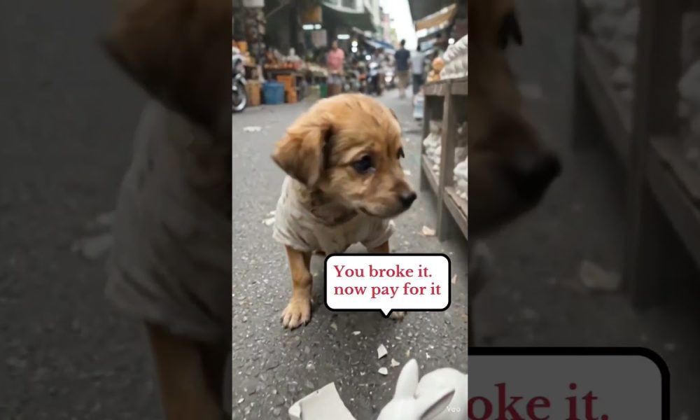 The Dog and The Shopkeeper  #dog #shopkeeper #toys #money #shortsfeed #youtubeshorts