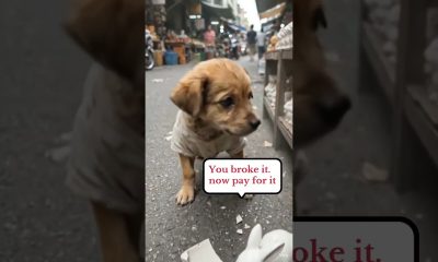 The Dog and The Shopkeeper  #dog #shopkeeper #toys #money #shortsfeed #youtubeshorts