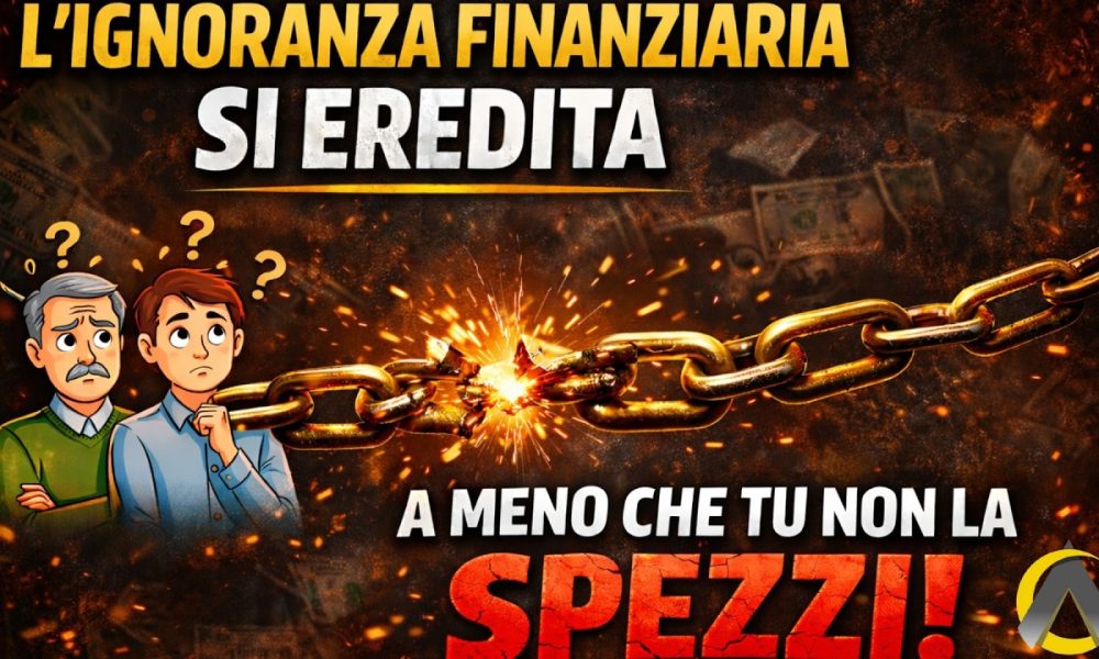 L’ignoranza finanziaria si eredita.,, ameno che tu non la spezzi !