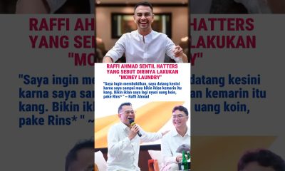 Raffi Ahmad Sentil Netter Yang Sebut Dirinya Money Laundry #raffiahmad #raffinagita #raffiahmadgigi
