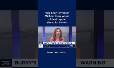 'Big Short' investor Michael Burry warns of death spiral ahead for bitcoin