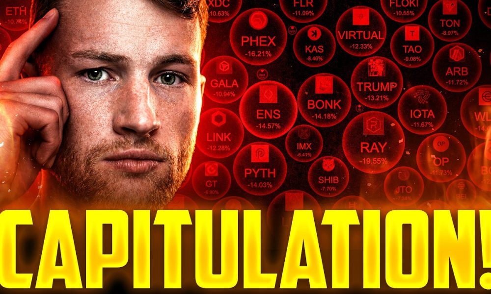 MASSIVE Crypto Capitulation!! [WHAT I’M DOING NEXT]