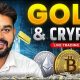 Gold live trading , live Market Analysis for Crypto and Gold | Hindi