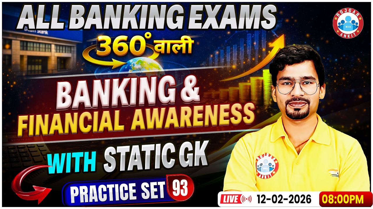 All Banking Exam in 2026 | Banking & Financial Awareness | GA Practice Set-93 By Chandan Sir