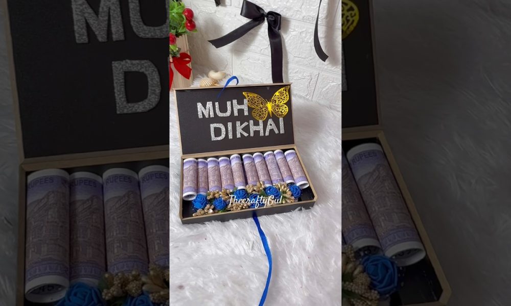 Shagun hamper #money #hampers #weddingideas #weddingcrafts @thecraftyGul