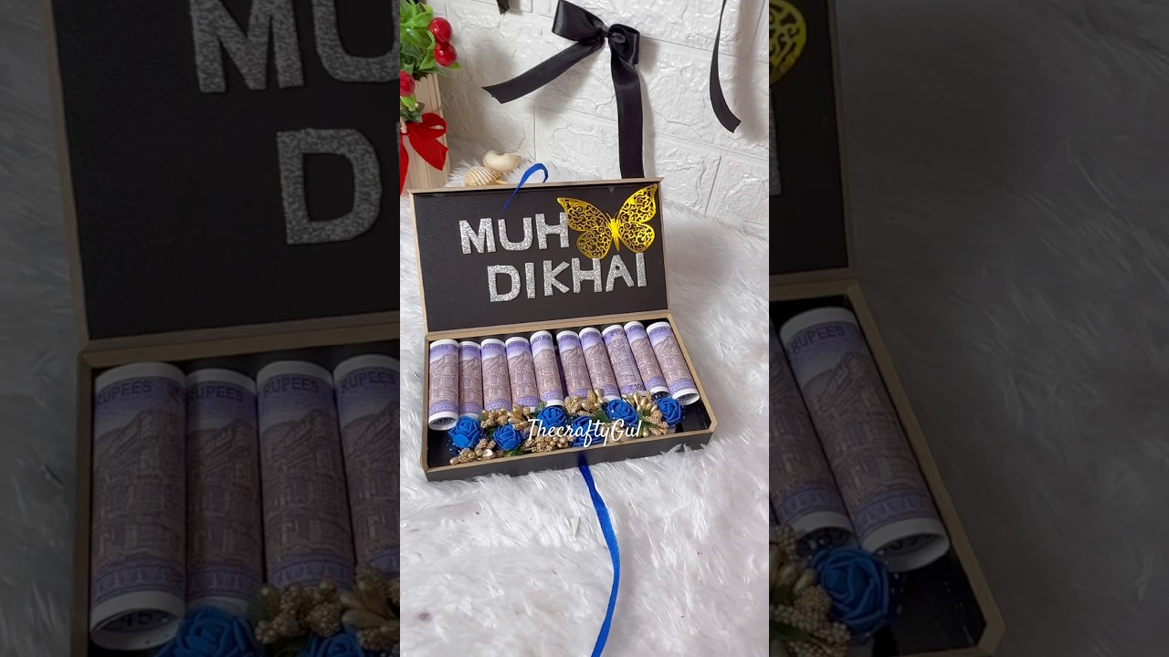 Shagun hamper #money #hampers #weddingideas #weddingcrafts @thecraftyGul