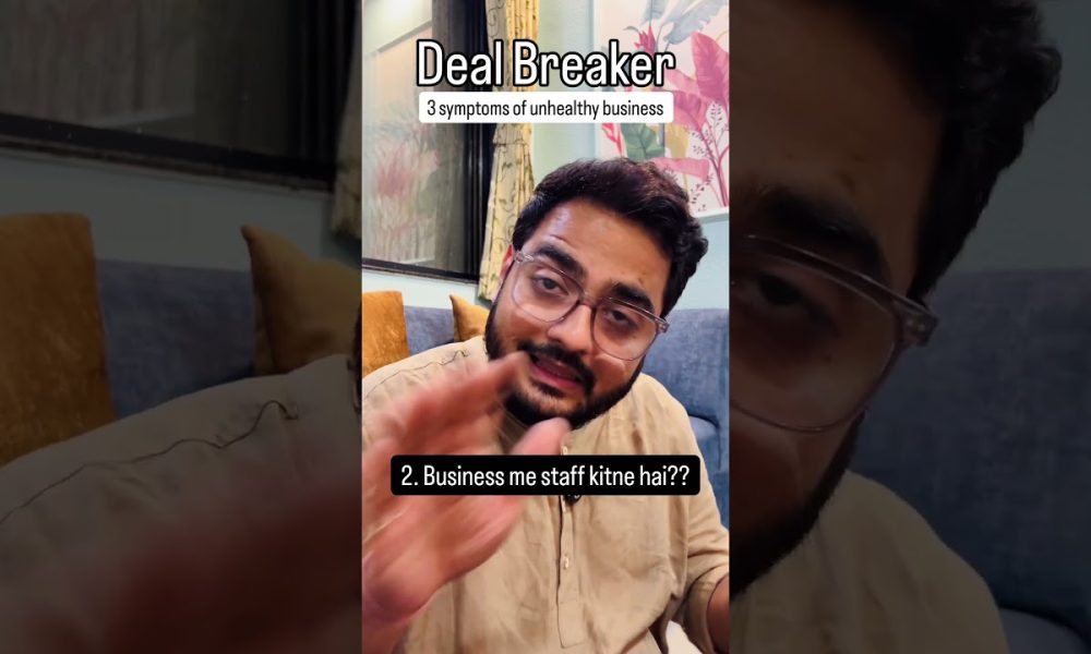 3 ways to identify unhealthy business - Without knowing financial conditions. #shorts