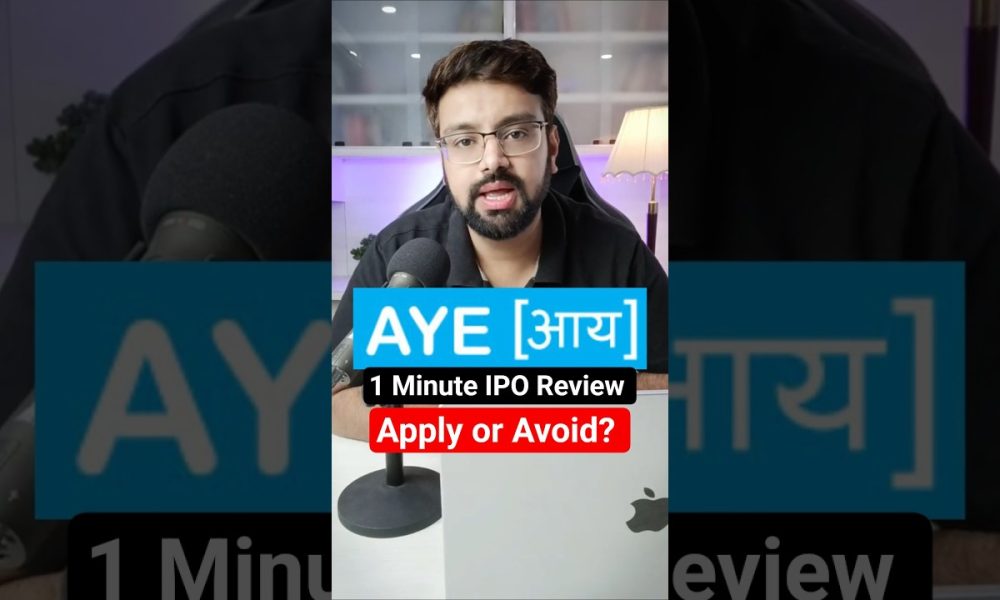 Aye Finance IPO Review | APPLY or AVOID? | Aye Finance IPO GMP, Date & Details #ipo