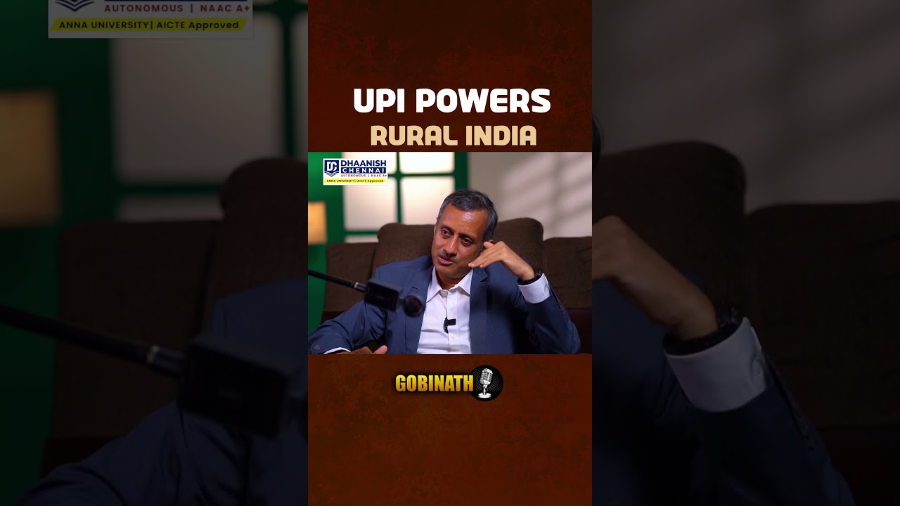 How UPI Enabled Financial Inclusion | Viswanath Krishnamurthy, CRO(NPCI) | Gobinath #shorts