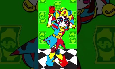 Who's your favorite girl in Digital Circus?  [Money Money Green green meme] #shorts #trend