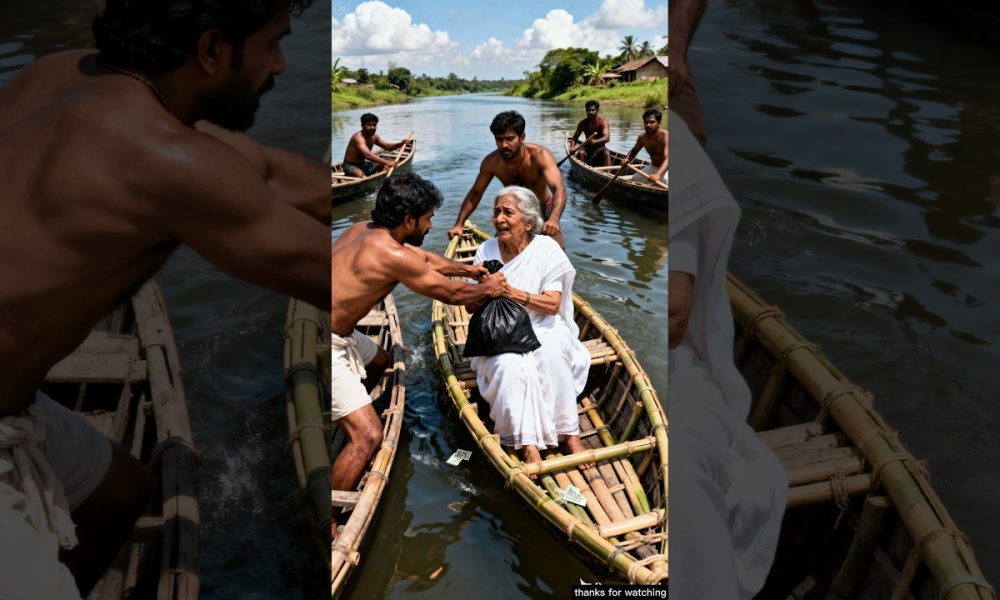 Grandma gathered a bag full of money #ai #money #boat #robbery