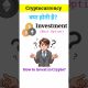 Cryptocurrency Kya Hai | Crypto Me Invest Kaise Kare | Cryptocurrency Bitcoin #shorts