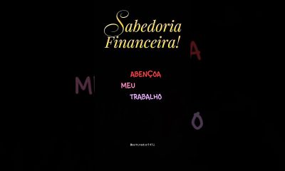Sabedoria financeira!#oracao #prosperidade #sabedoria #motivacao