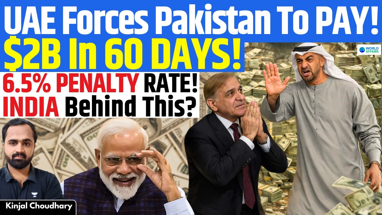 India’s Financial Squeeze? UAE Forces $2B Repayment, Slaps 6.5% Penalty On Pakistan | Kinjal