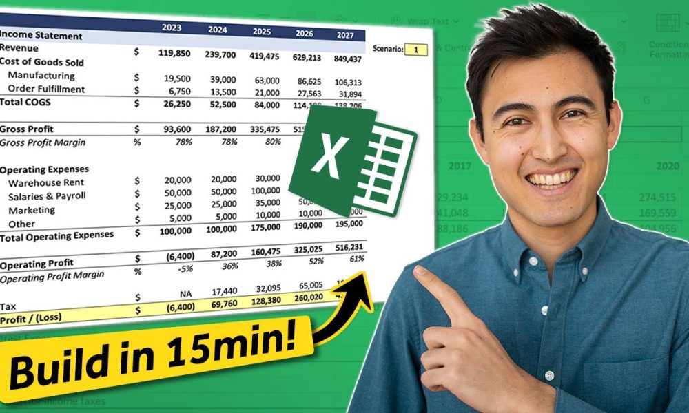 Build a Dynamic Financial Model in Just 15 Minutes