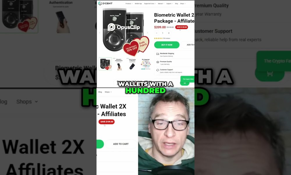 Valentine's Wallet Sale  35% Off Today! #crypto #trading #cryptocurrency