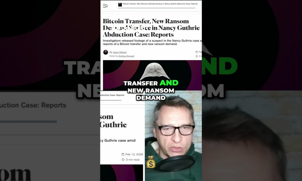 Nancy Guthrie Abduction  Bitcoin Ransom Demand Revealed! #crypto #cryptocurrency #trading