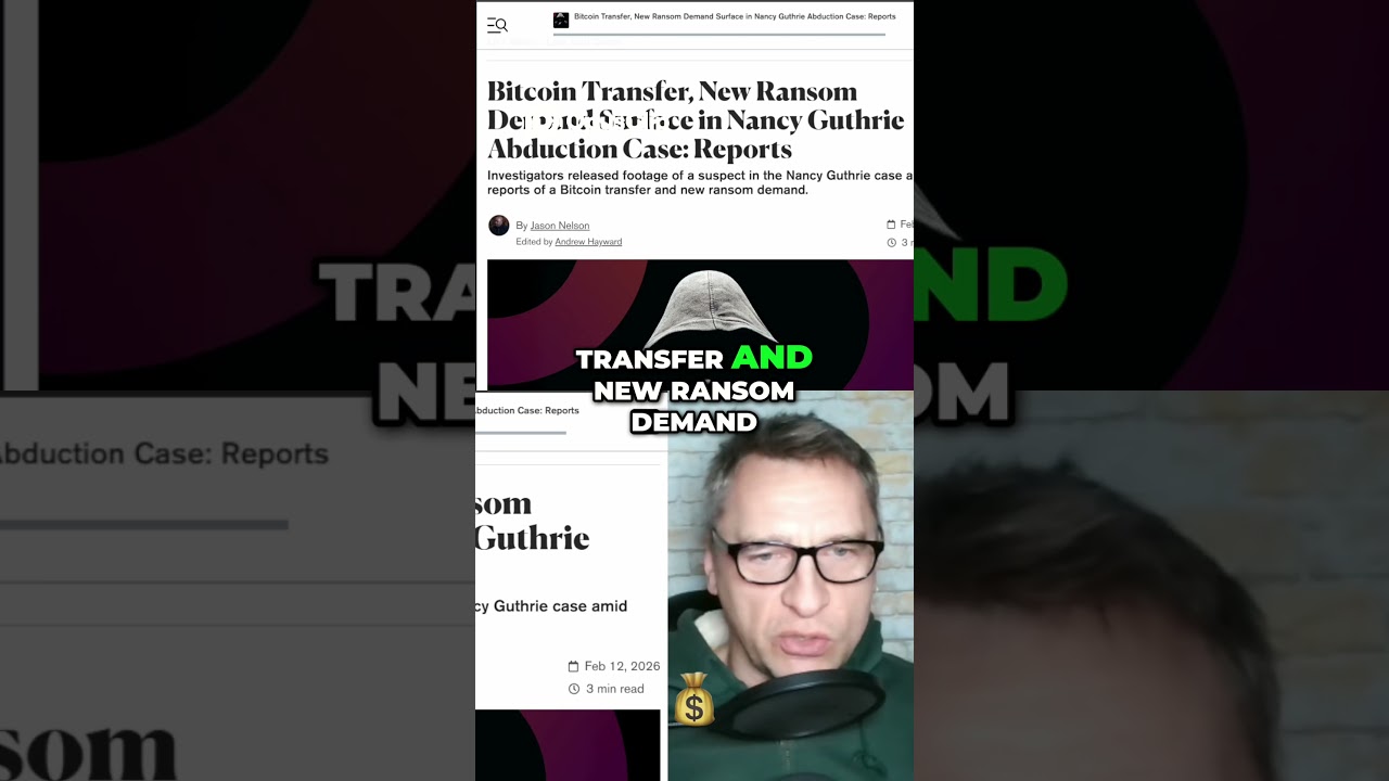 Nancy Guthrie Abduction  Bitcoin Ransom Demand Revealed! #crypto #cryptocurrency #trading