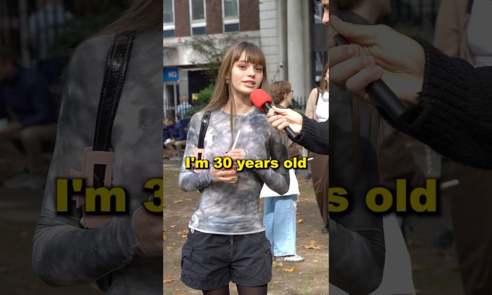 She’s 30 and has a lot of money #savings #streetinterview #viralvideo