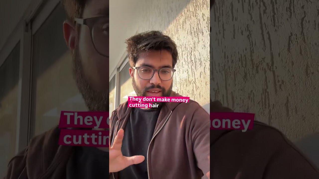 Geetanjali doesn’t make real money from your haircut