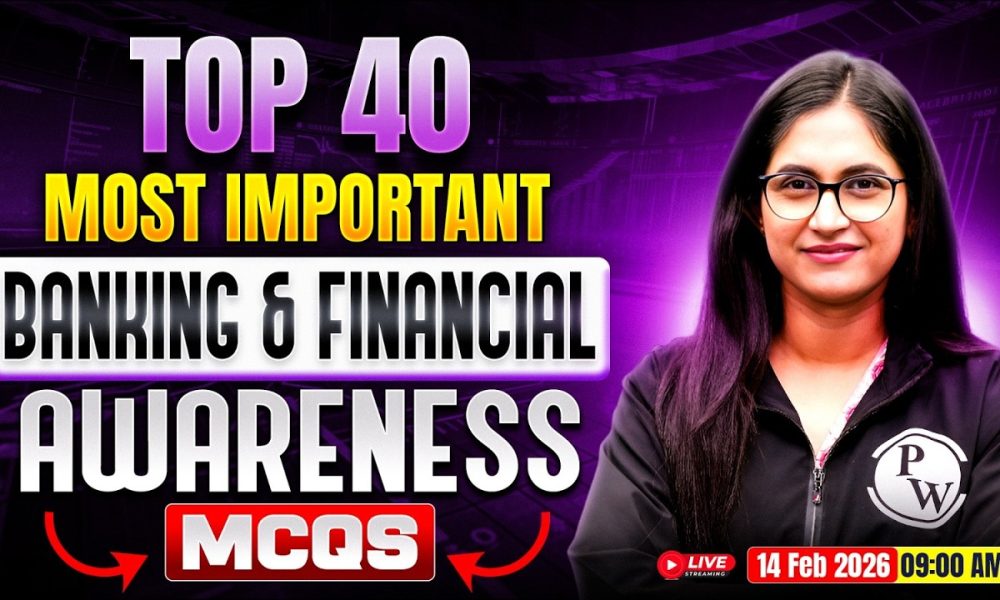 Bank Exam 2026 | Top 40 MCQs | Banking and Financial Awareness | by Sushmita Mam