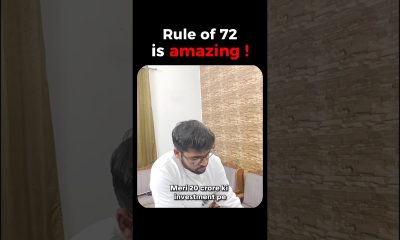 Rule of 72 #passiveincomestream #investments #compoundinterest #financialawareness #finance #retired